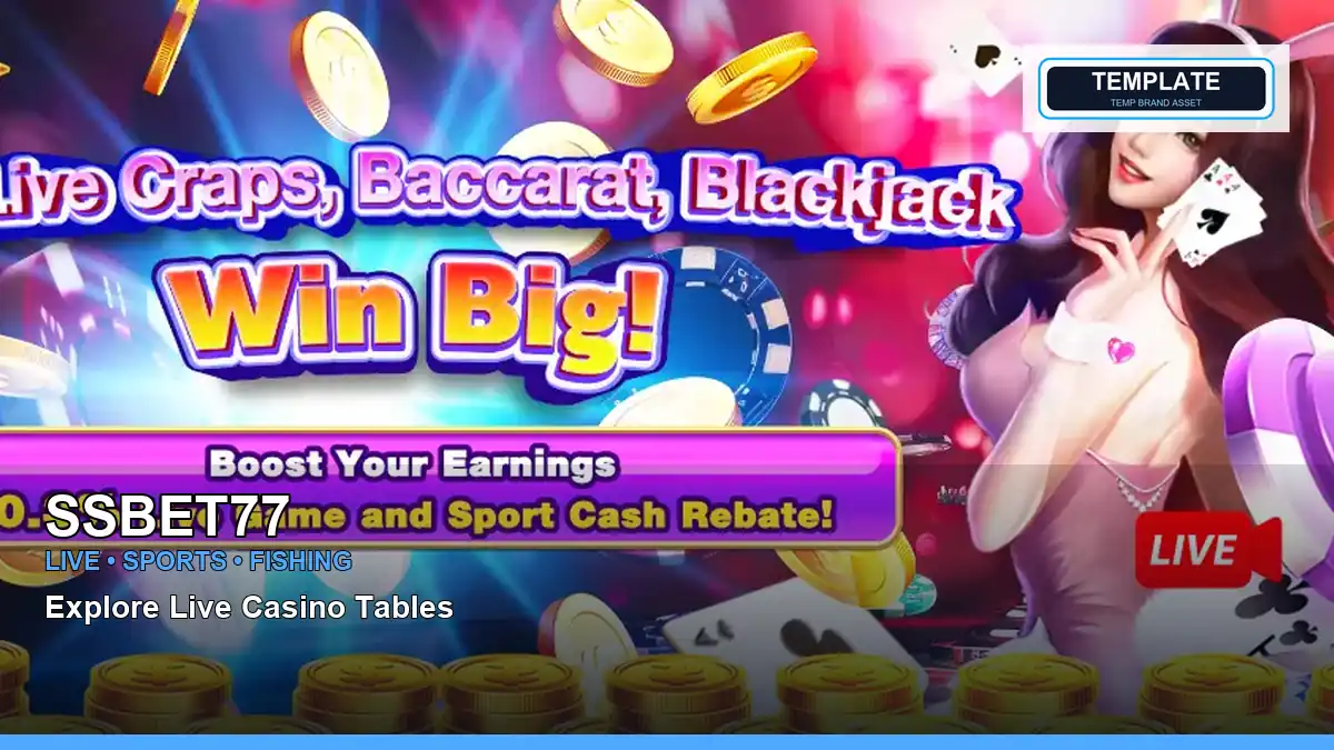 SSBET77 live casino tables for Philippine players